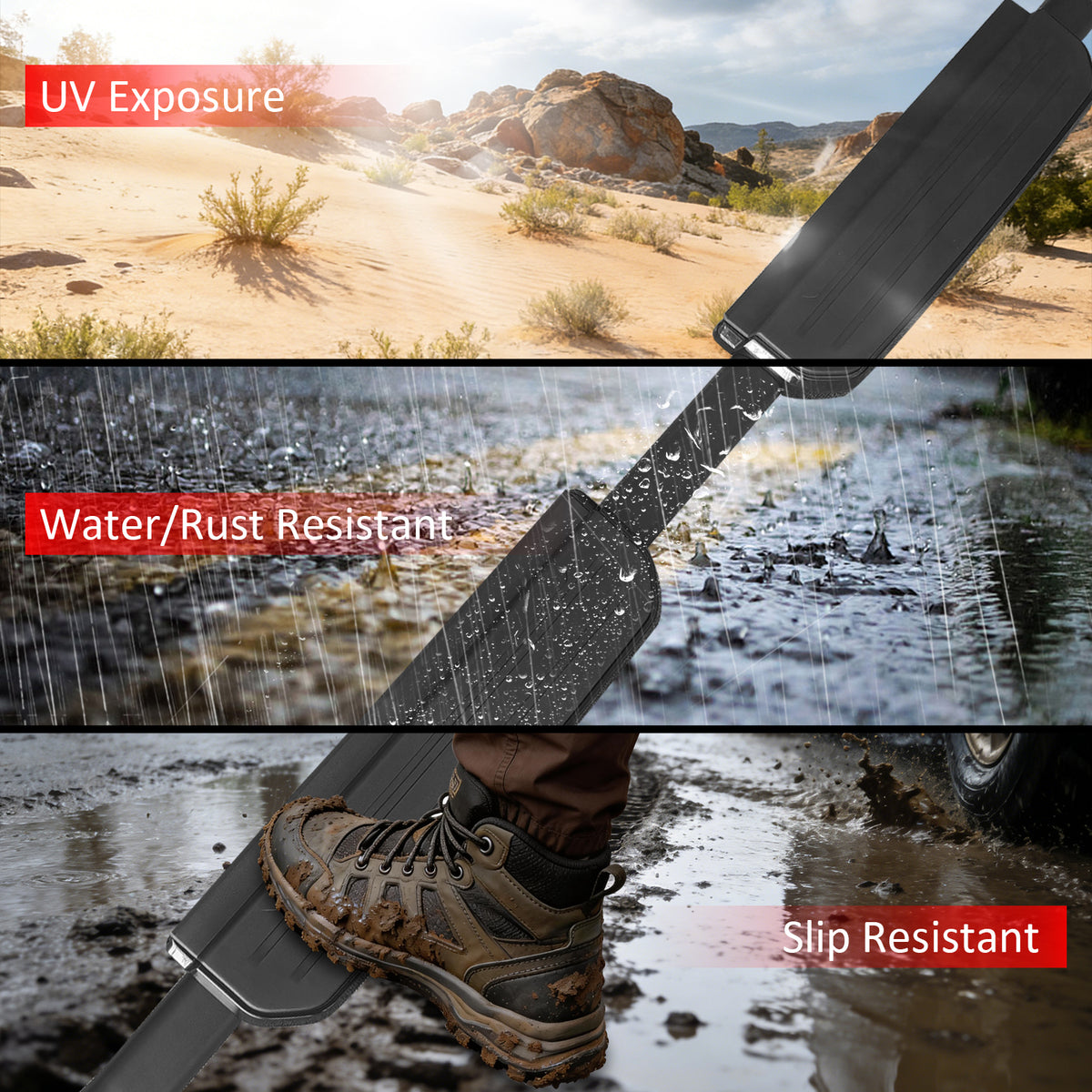 Fits 20-26 Land Rover Defender 110 130 OE Style Running Boards Black Aluminum