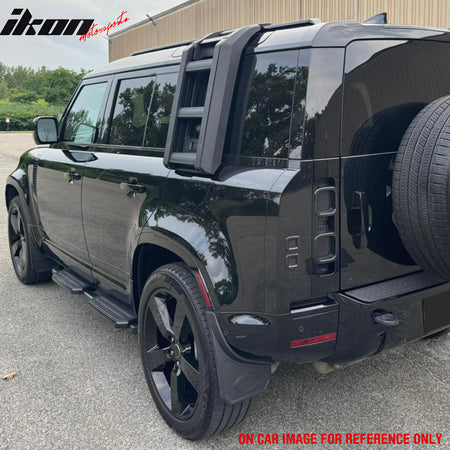 Fits 20-26 Land Rover Defender 110 130 OE Style Running Boards Silver Aluminum