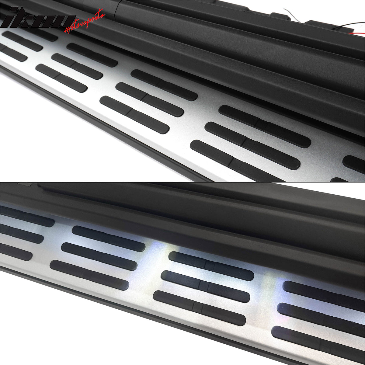 Fits 20-26 Benz X167 GLS450/GLS580 Running Boards OE Style Side Step Bar w/ LED