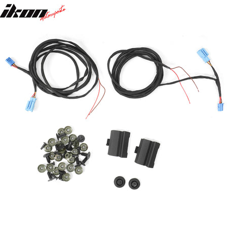 Fits 20-26 Benz X167 GLS450/GLS580 Running Boards OE Style Side Step Bar w/ LED