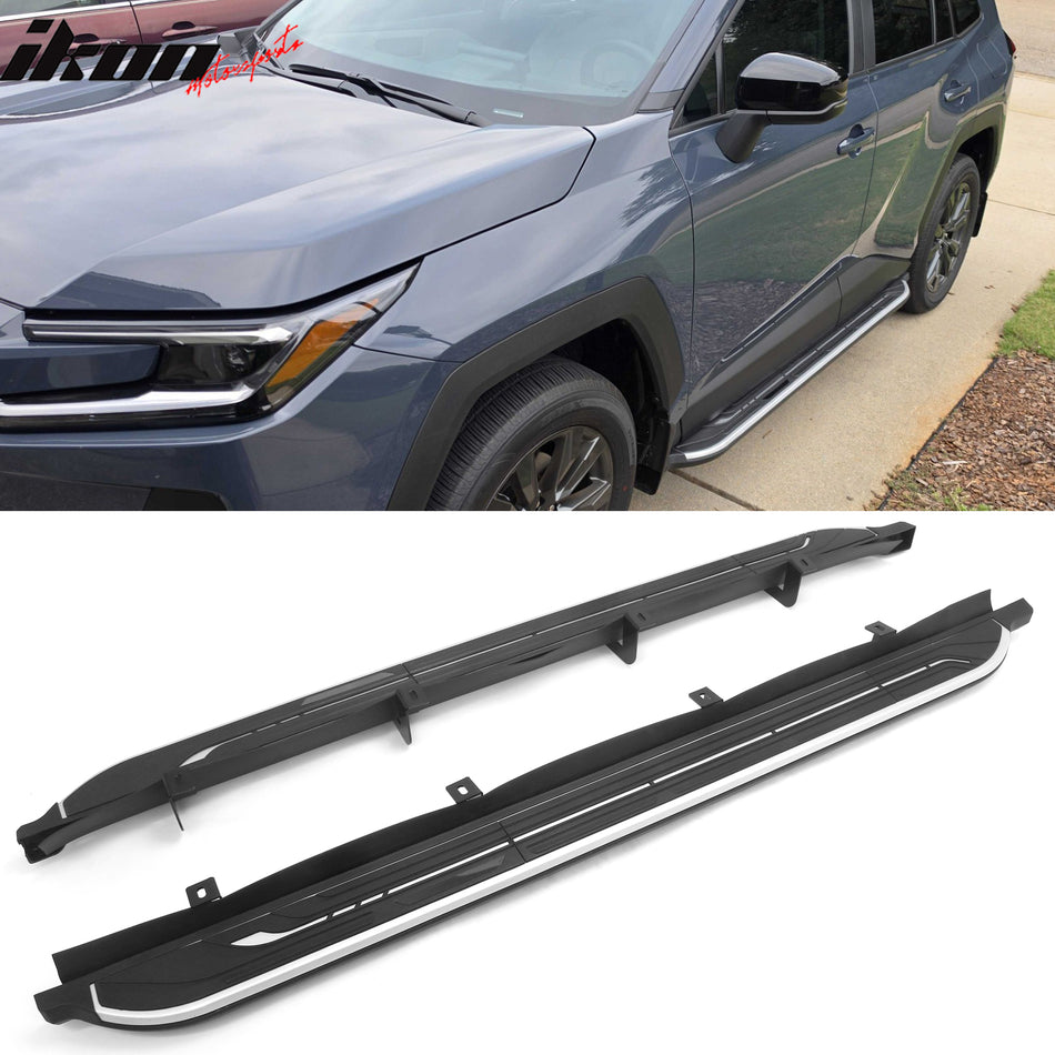 2026-2027 Toyota RAV4 Running Boards Side Step Nerf Bars 2026 OE Style Aluminum PP Polypropylene Black