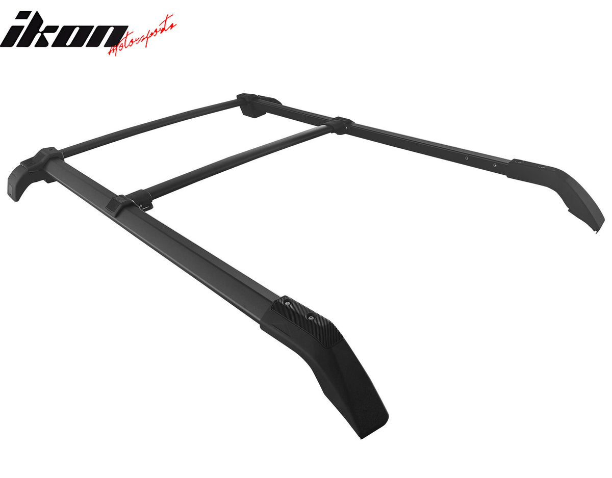 Fits 21-24 Ford Bronco Aluminum Roof Rack Rail Luggage Carrier W/ Cross Bars Kit