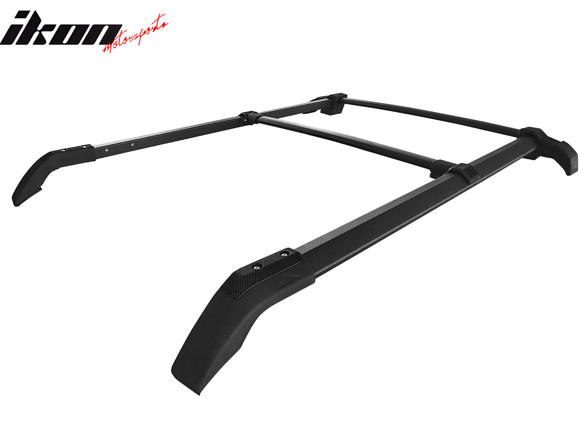 Fits 21-24 Ford Bronco Aluminum Roof Rack Rail Luggage Carrier W/ Cross Bars Kit