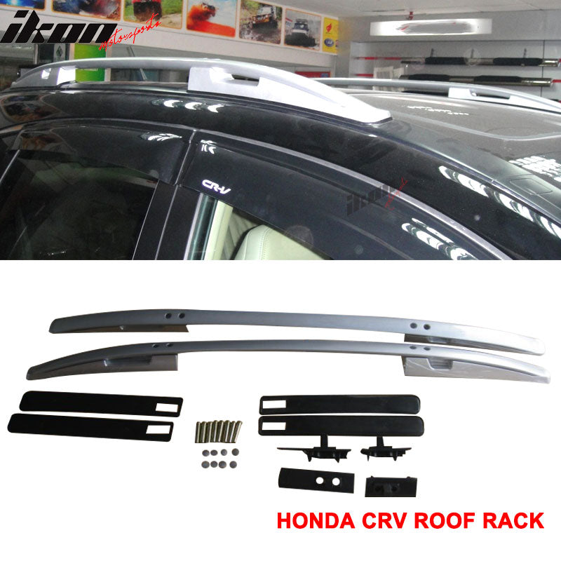 2007-2011 Honda CRV OEM Style Silver Roof Rack Side Rail Aluminum