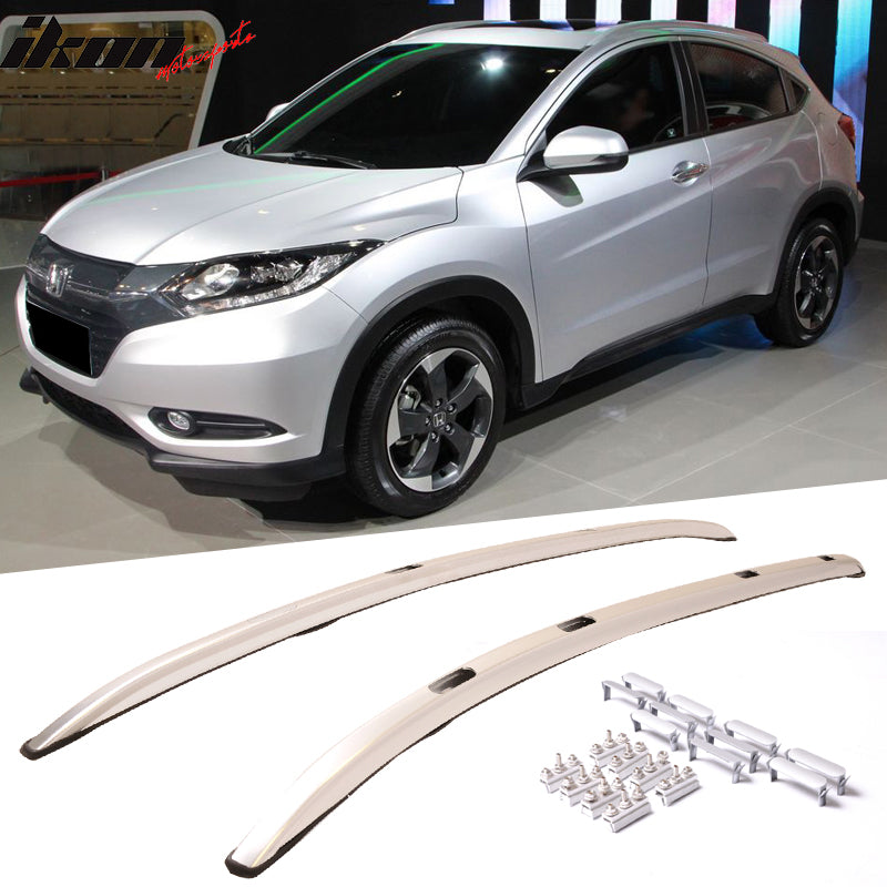 2016-2018 Honda HRV Vezel OE Style Silver Roof Rack Cross Bar Aluminum