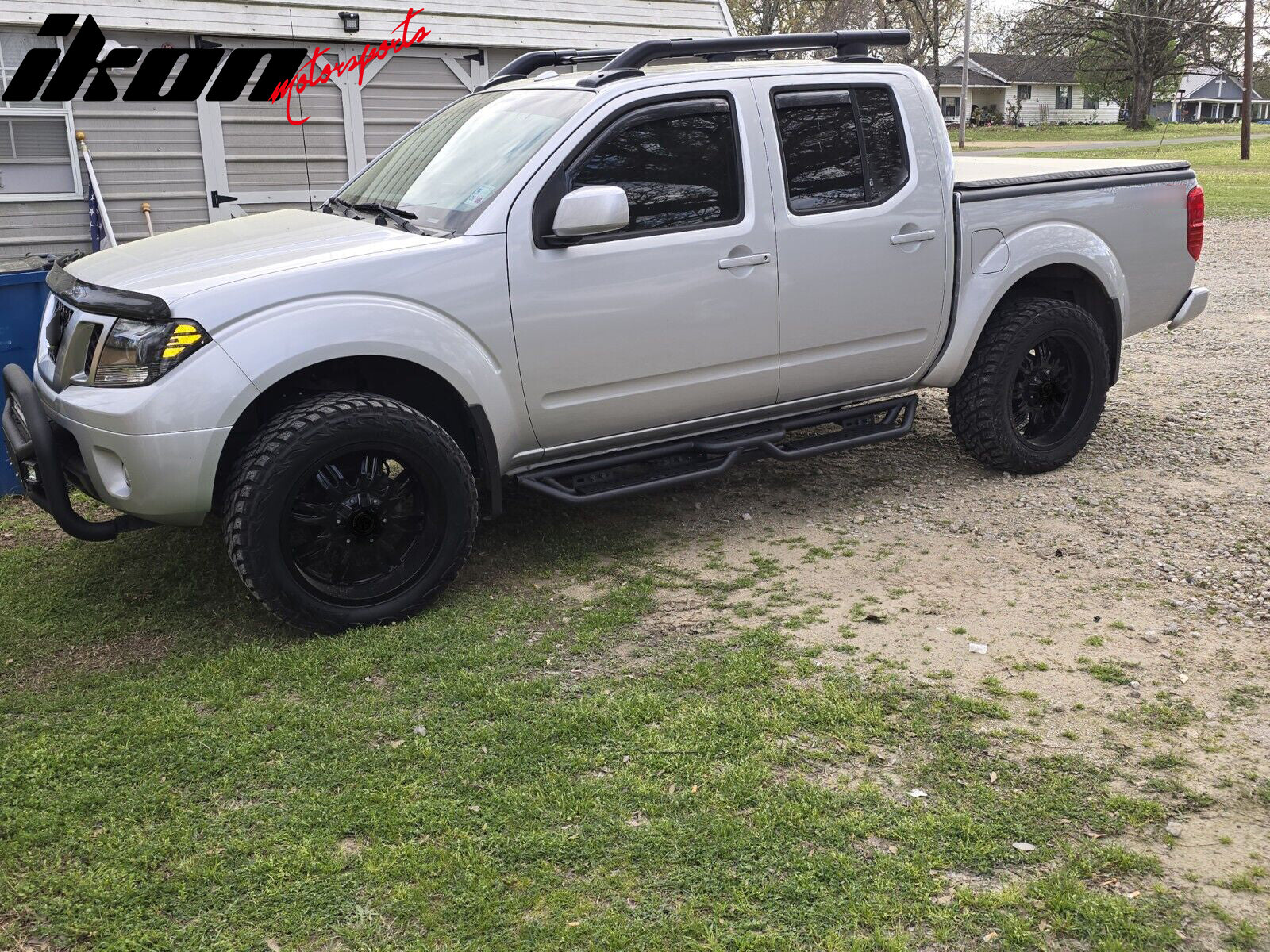 Fits 05-22 Nissan Frontier OE Style Roof Rack Rail Cross Bar Luggage Kit Black