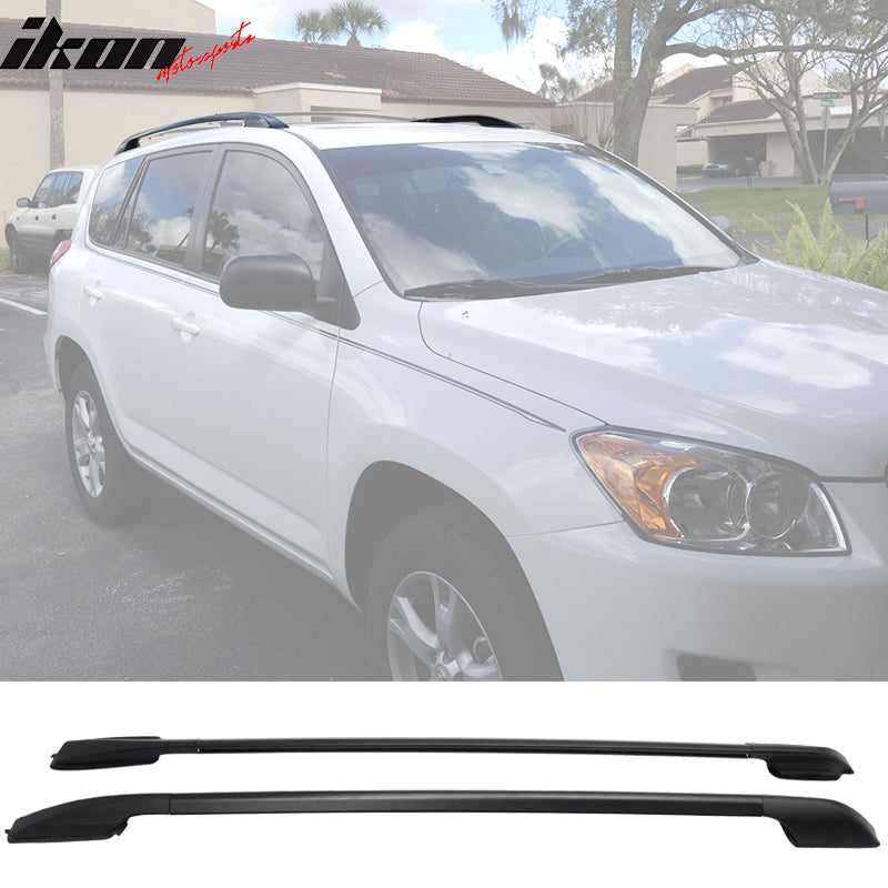 Ikon Rack Roof Rack Compatible With 2006-2012 RAV4, Factory Style Black Top Roof ...