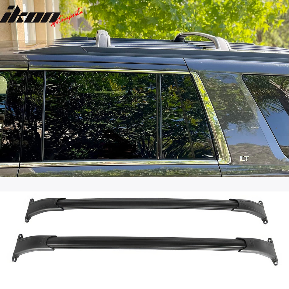 2015-2020 Chevy Tahoe Suburban Escalade OE Black Roof Rack Aluminum