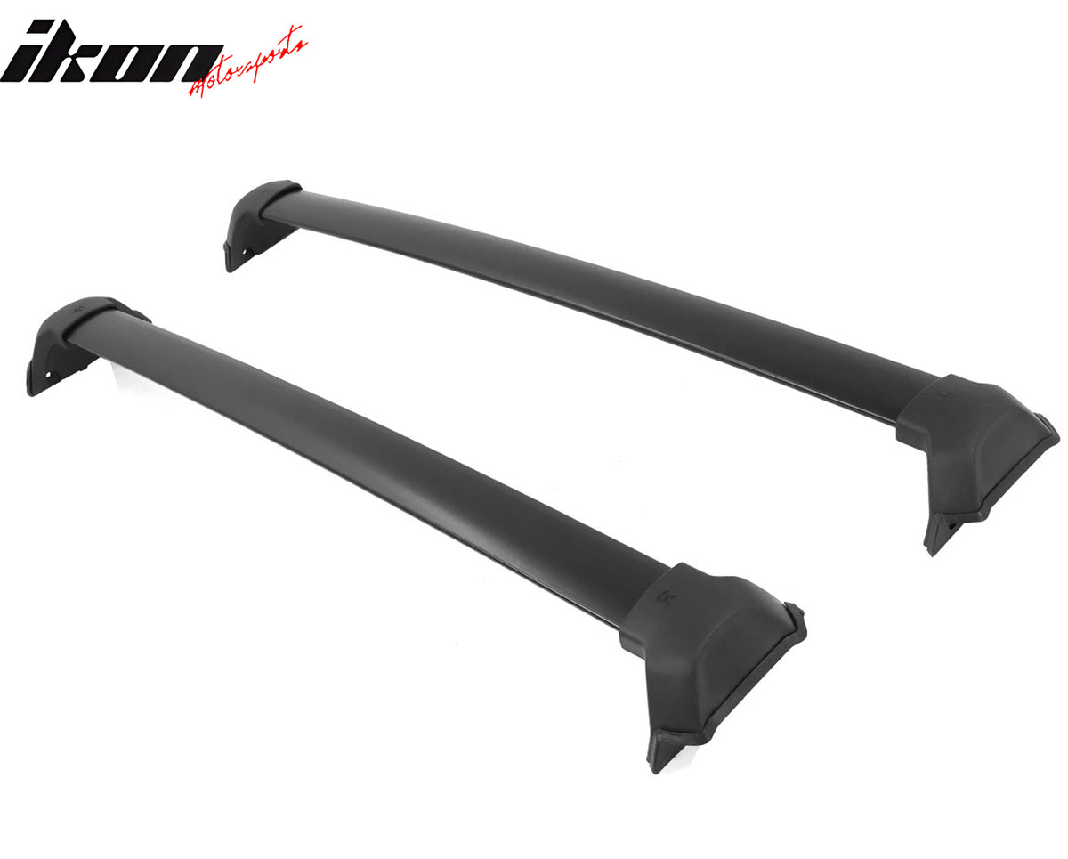 Fits 17-22 Honda CRV OE Style Top Roof Rack Cross Bar Aluminum Black Crossbar