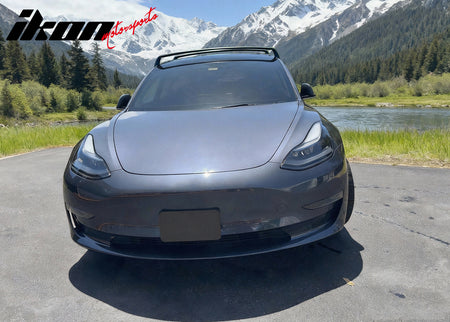 Fits 17-23 Tesla Model 3 OE Roof Rack Rail Luggage Carrier Cross Bars - Aluminum