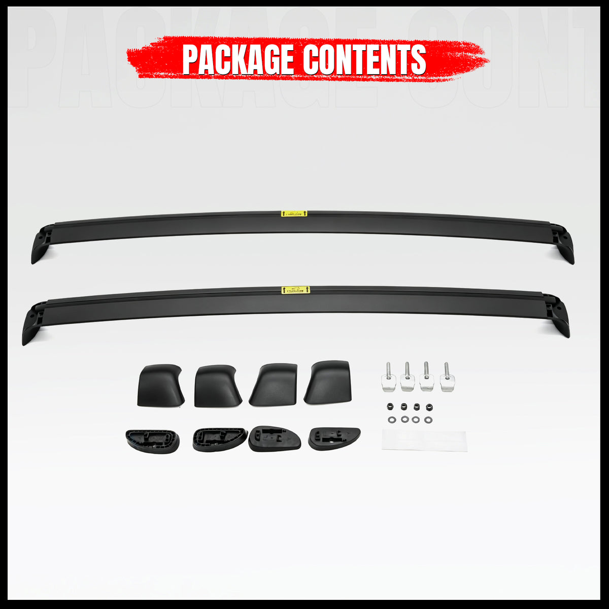 Fits 20-25 Tesla Model Y Aluminum Roof Rack Rail Cargo Luggage Carrier Cross Bar