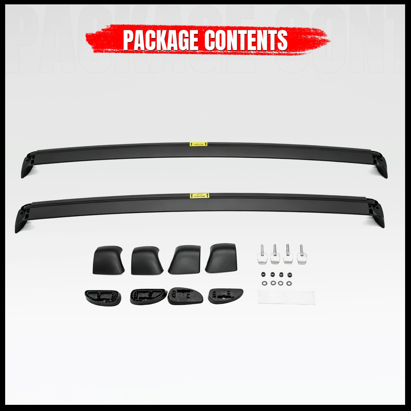 Fits 20-25 Tesla Model Y Aluminum Roof Rack Rail Cargo Luggage Carrier Cross Bar