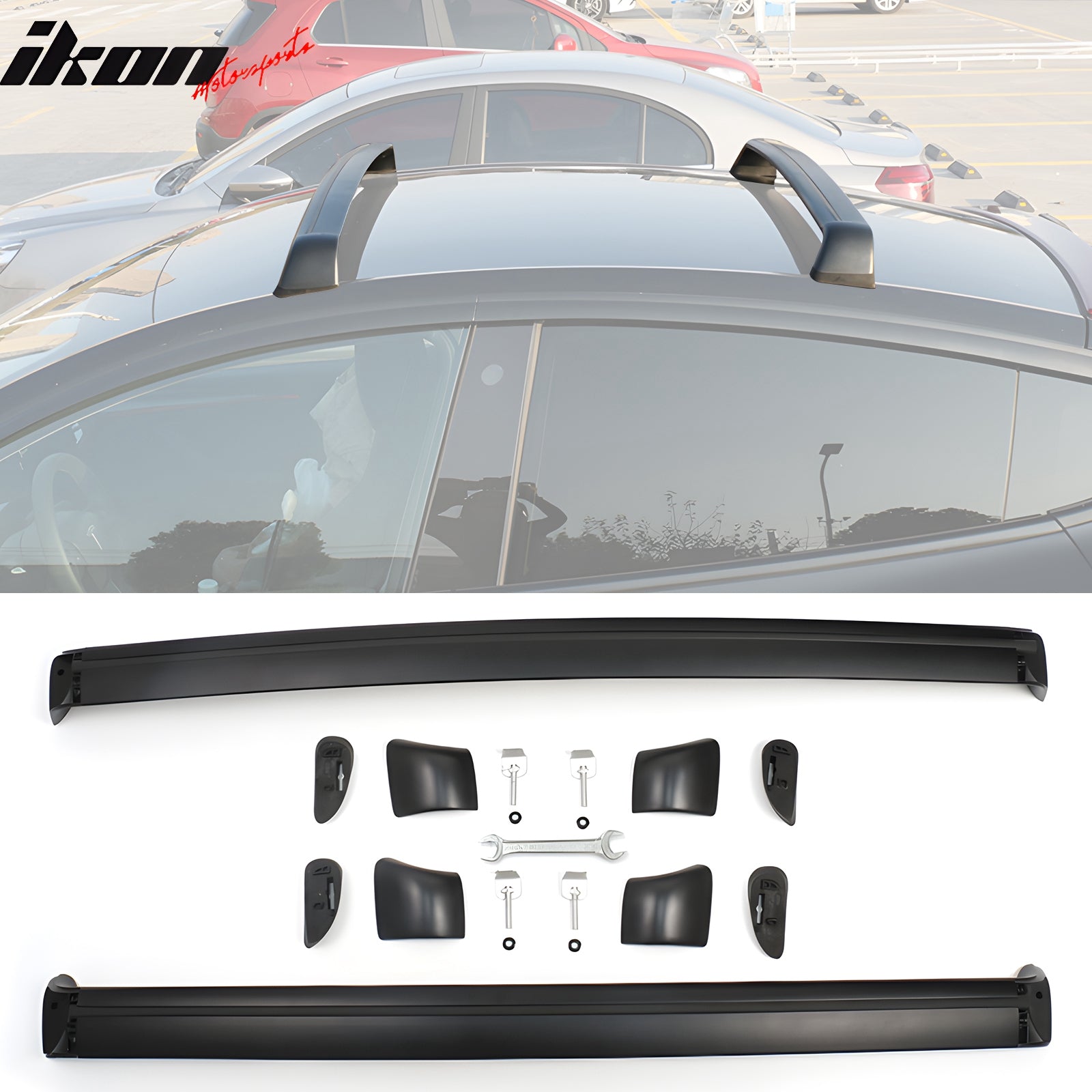 for Tesla Model Y Black Noiseless Aluminum Alloy Roof Rack Crossbar Cr —  Saremas