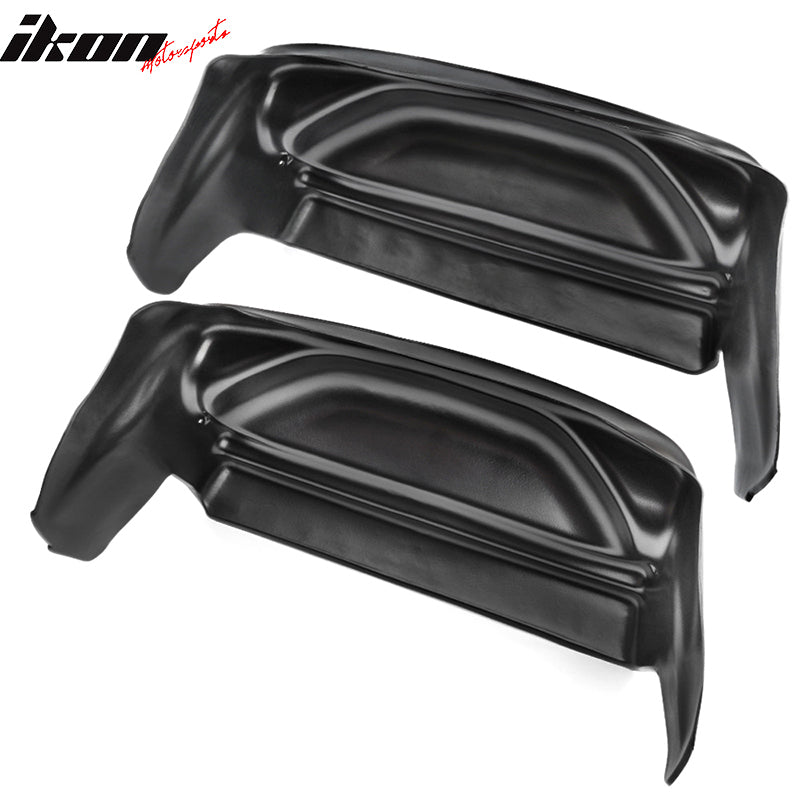 Fits 07-14 Chevy Silverado GMC Sierra Rear Wheel Well Guards Liners Unpainted PP