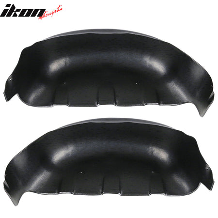 Fits 17-20 Ford F250 F350 Rear Wheel Well Guards Fender Flaps Unpainted PP Pair