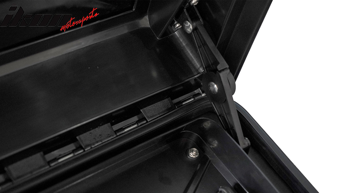 For 21-26 Ford Bronco Hardtop Exterior Side Mounted Gear Box W/ Lock Black ABS