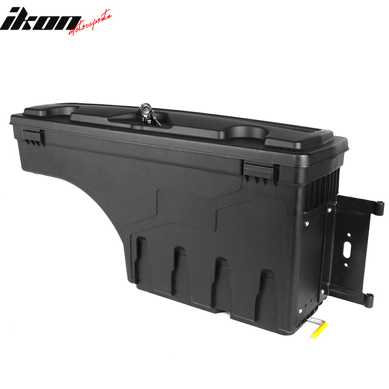 Compatible With 07-18 Silverado Sierra Truck Bed Storage Box Toolbox Passenger Side