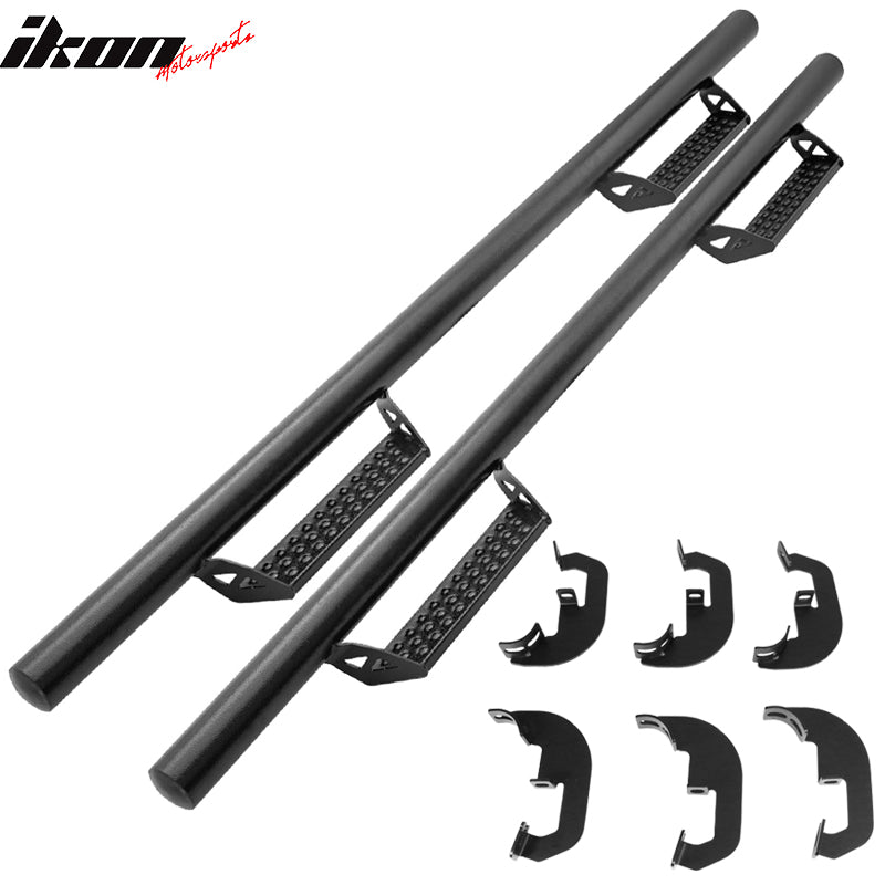 Fits 07-18 Chevy Silverado Extended Cab BCT Style Side Step Bars