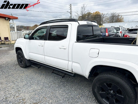 Fits 05-22 Toyota Tacoma Double Running Boards Nerf Bars