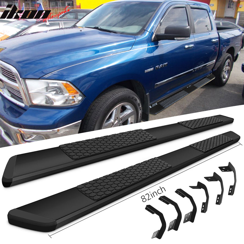 Fits 09-23 Dodge Ram 82in OE Step Bars Running Boards Black