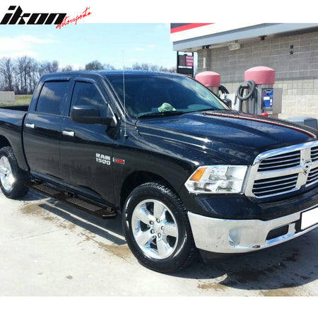 Fits 09-23 Dodge Ram Crew Cab 82inch OE Style Step Bars Running Boards Black