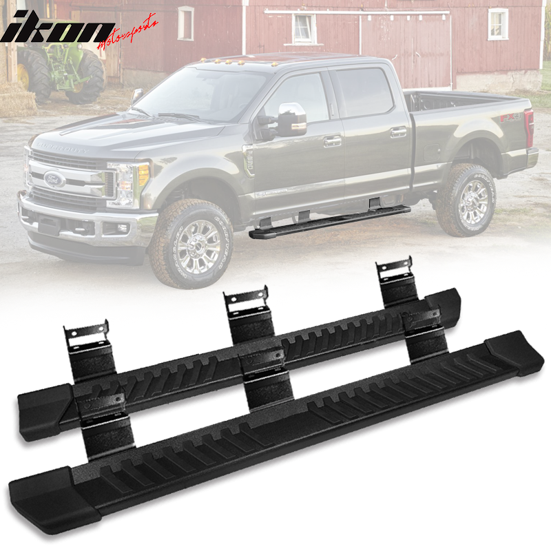 2017-2023 Ford F-250 Super Duty Super Crew Cab V Style Running Boards