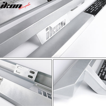Fits 07-21 Toyota Tundra Crew Max IKON V1 Running Boards Nerf Bar
