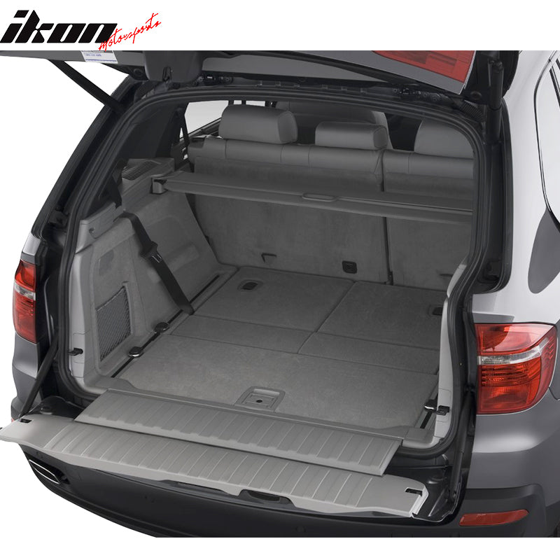 Cargo Cover Compatible With 2007-2013 BMW X5, Grey PU Tonneau