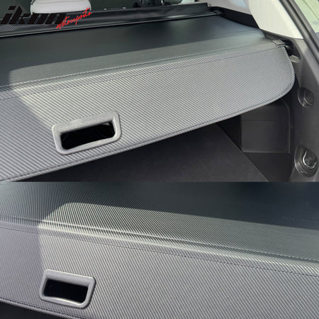 Fits 25-27 Chevy Equinox & Terrain Retractable Cargo Cover Carbon Fiber Texture
