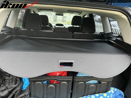 Fits 13-19 Ford Escape Black Rear Trunk Security Tonneau Cargo Shade Cover PVC