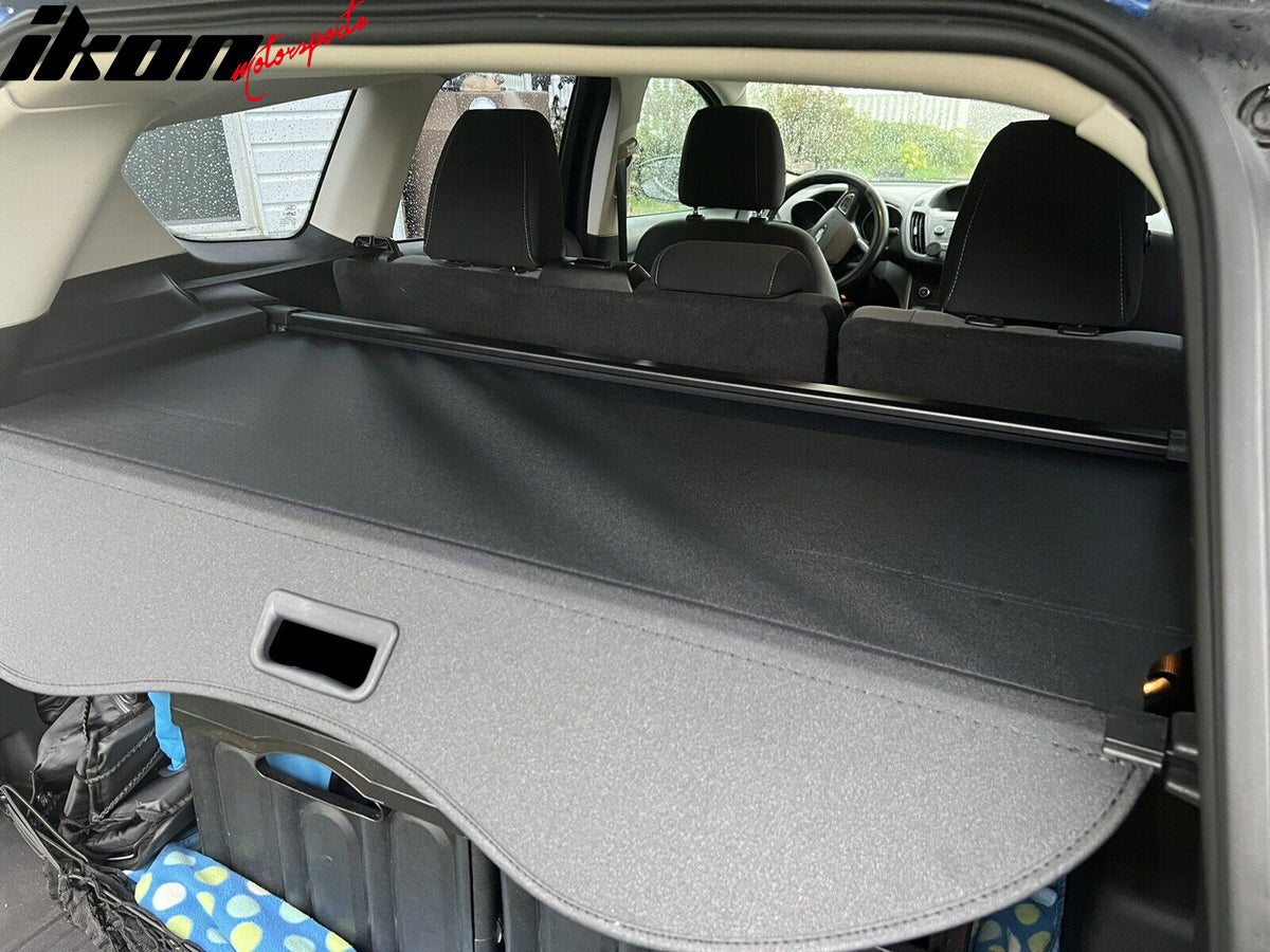 Fits 13-19 Ford Escape Black Rear Trunk Security Tonneau Cargo Shade Cover PVC