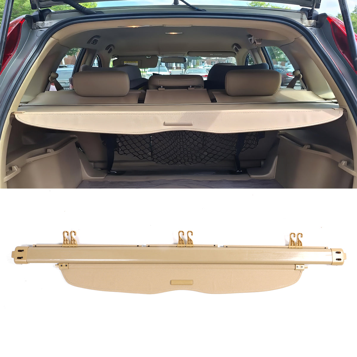 Fit 2007-2011 Honda CRV Cargo Cover Factory Style Beige