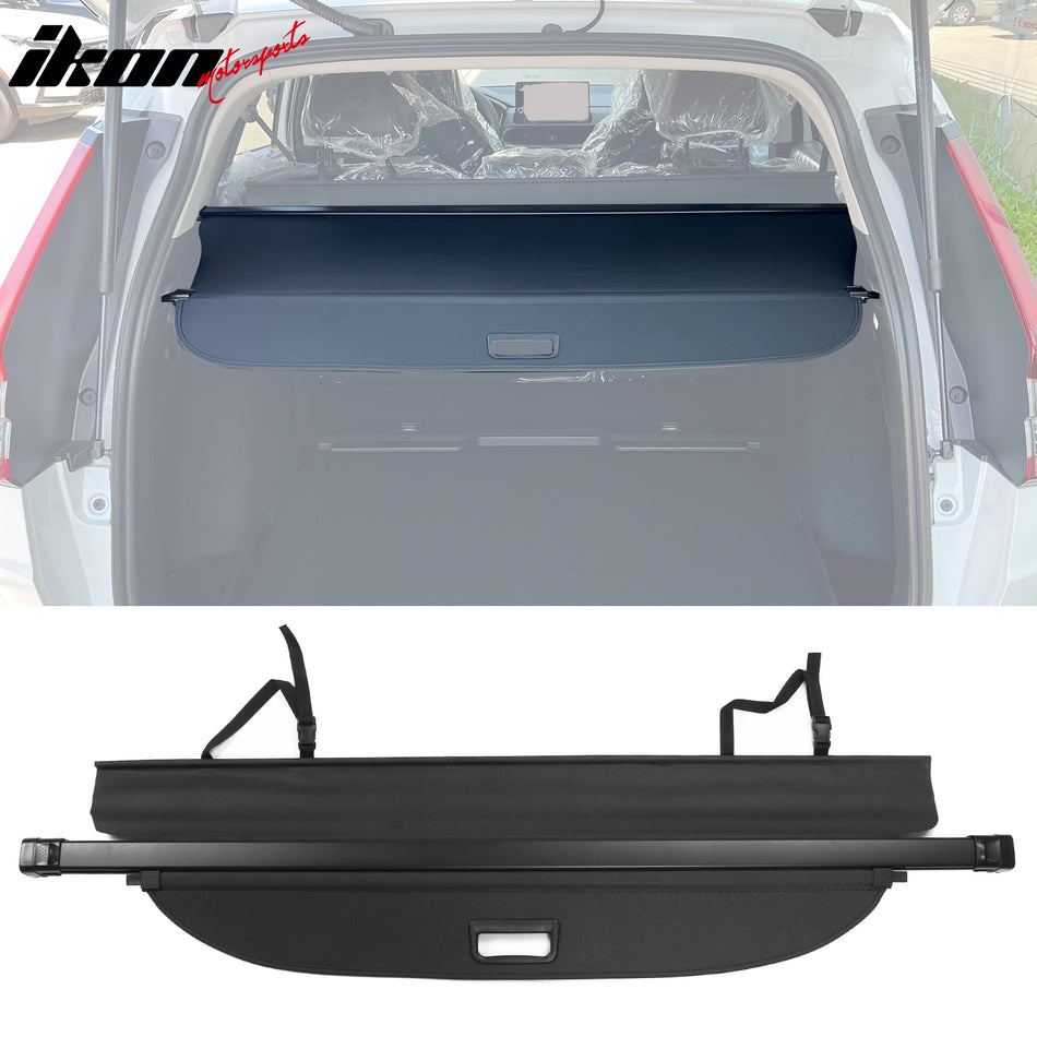 2023-2025 Honda CR-V 4-Door Black Trunk Cargo Cover PVC Aluminum Rod