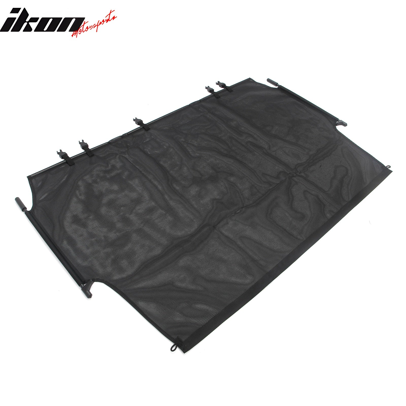 Fits 2026 Honda Passport Nylon Mesh Retractable Trunk Cargo Cover Shade Black