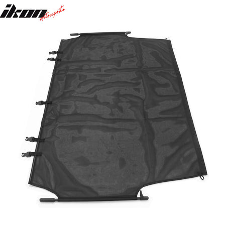 Fits 2026 Honda Passport Nylon Mesh Retractable Trunk Cargo Cover Shade Black
