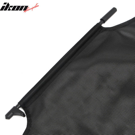 Fits 2026 Honda Passport Nylon Mesh Retractable Trunk Cargo Cover Shade Black