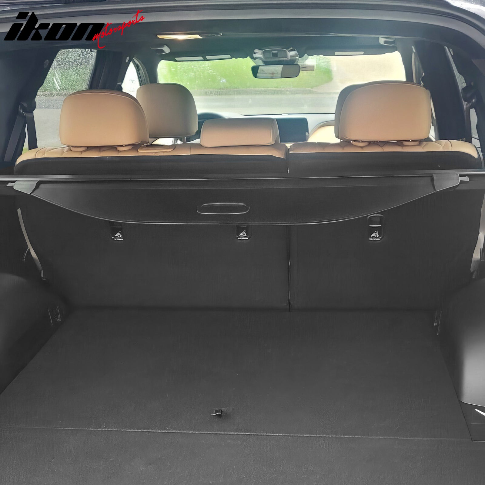 Fits 21-23 Hyundai Santa Fe 3D TPE Rear Trunk Mat Cargo Liner Pad + Cargo Cover