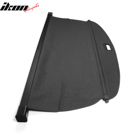IKON MOTORSPORTS, Rear Cargo Cover Compatible With 2016-2021 Hyundai Tucson, Retractable Rear Trunk Security Cargo Cover, 2017 2018 2019 2020