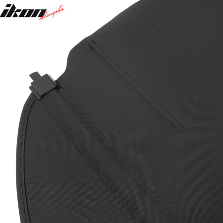 Fits 07-17 Jeep Patriot/Compass Retractable Rear Trunk Privacy Cargo Cover Black
