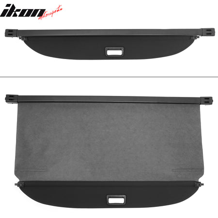 Fits 07-17 Jeep Patriot/Compass Retractable Rear Trunk Privacy Cargo Cover Black