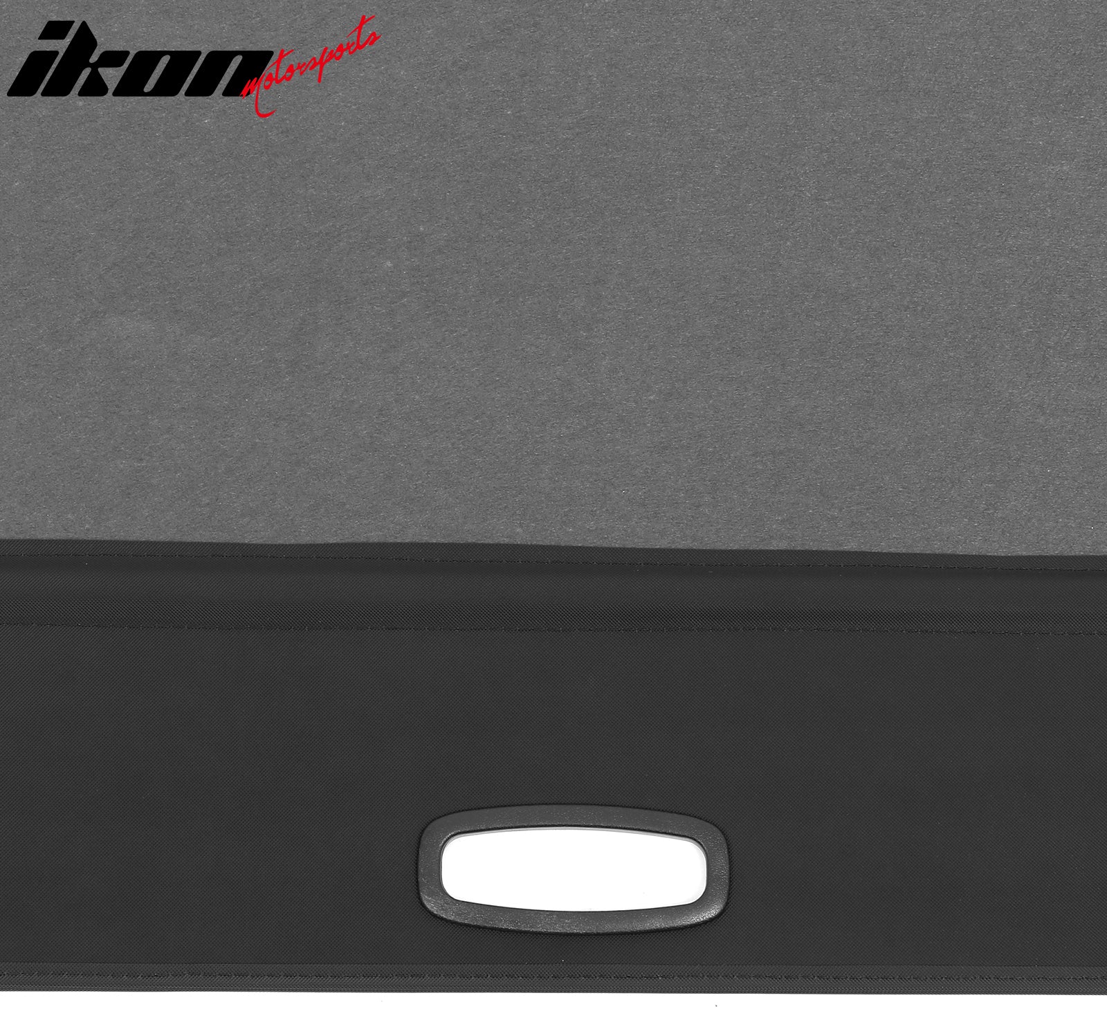 Fits 22-24 Rivian R1S Retractable Rear Trunk Cargo Luggage Cover Canvas Black