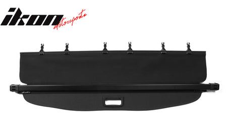 Fits 14-18 Subaru Forester Black Trunk Security Tonneau Cargo Shade Cover - PVC