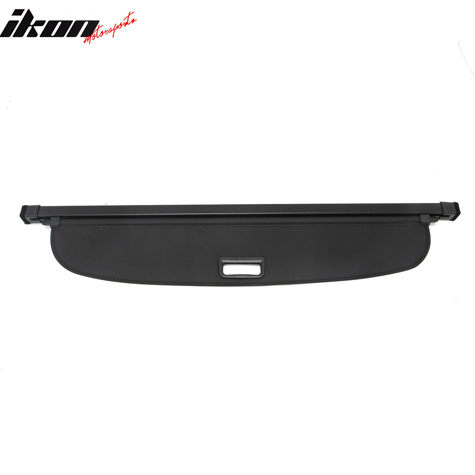 Retractable Rear Cargo Cover Shade for Subaru Trailseeker 2026 Carbon Fiber Style Black