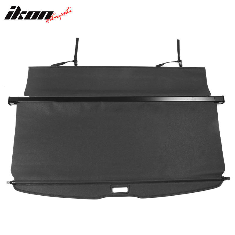IKON MOTORSPORTS, Cargo Cover Compatible With 2010-2023 Toyota 4Runner, Black Luggage Carrier Rear Trunk Security Cover