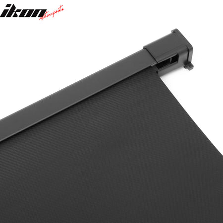 Fits 19-26 Volvo V60 Cross Country Retractable Cargo Cover Carbon Fiber Texture