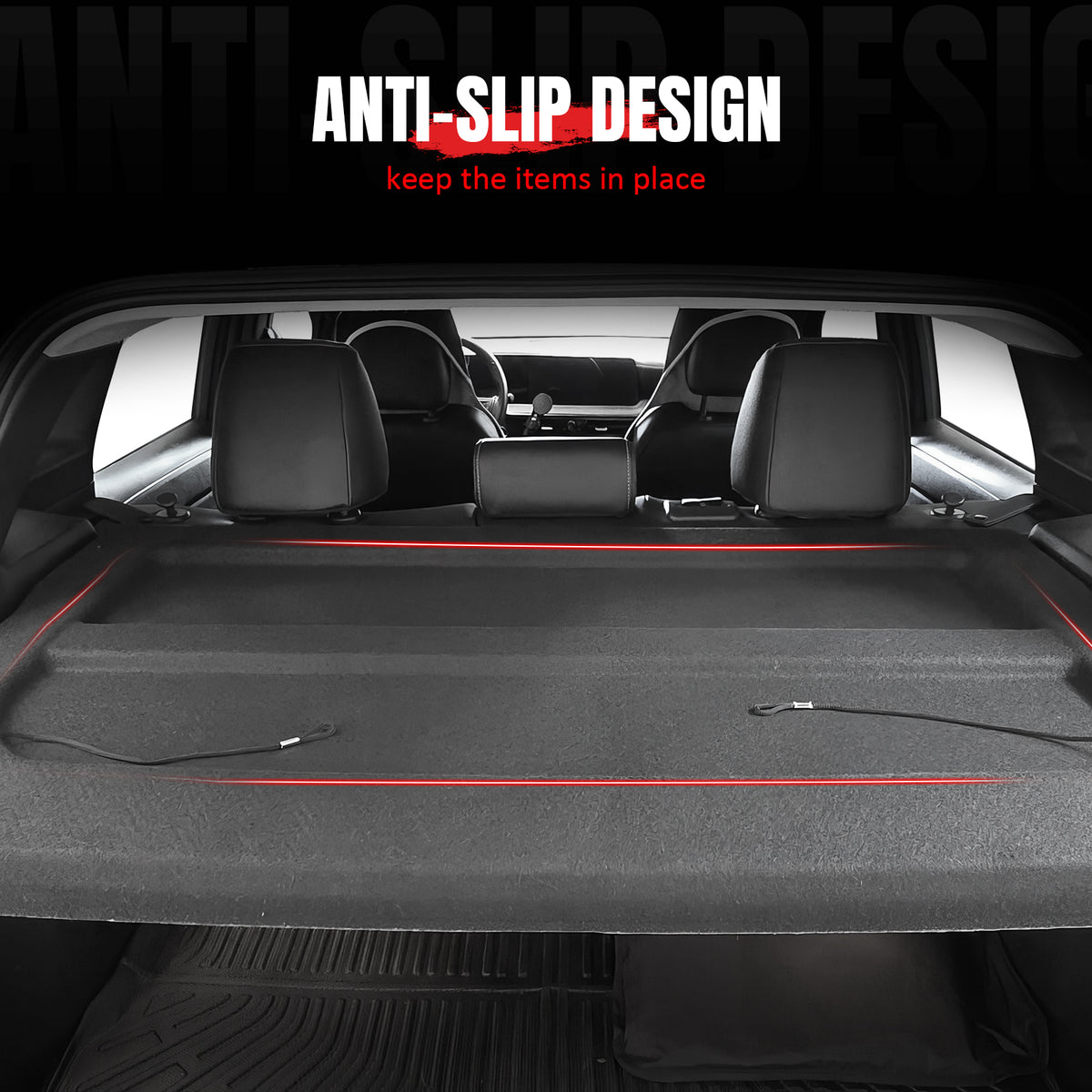 Fits 25-26 Nissan Kicks Non-Retractable Cargo Cover Board Trunk Luggage Shade