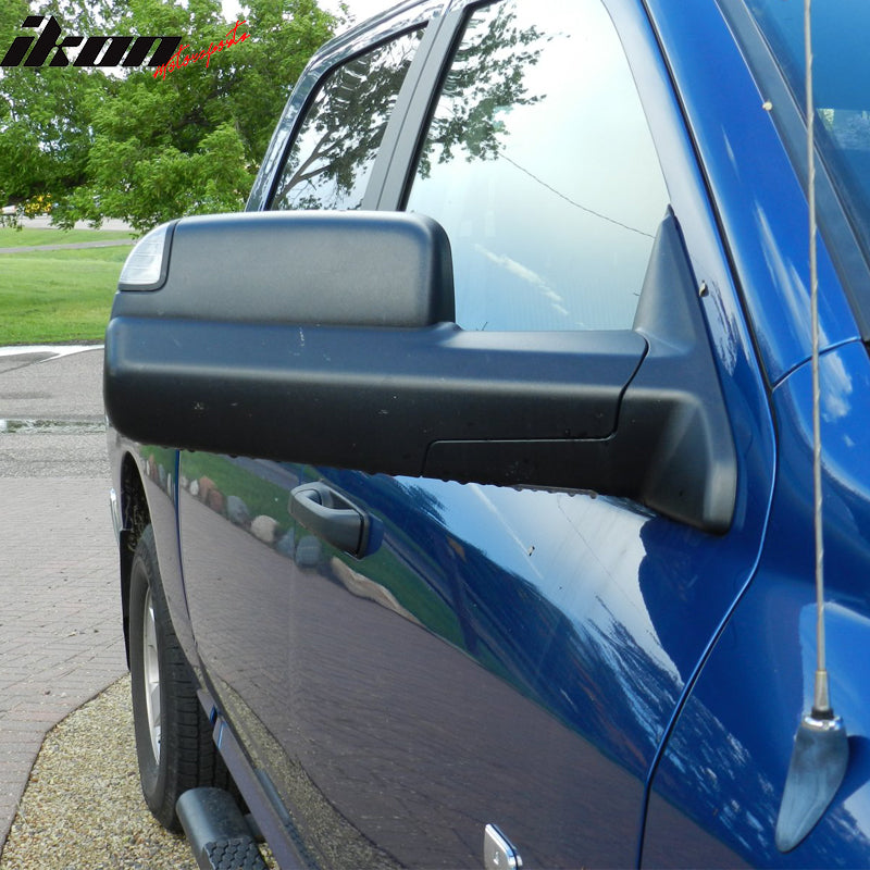 Fits 09-12 Dodge Ram 1500 2500 3500 2PCS Full Side Mirror Covers W/Signal Lights