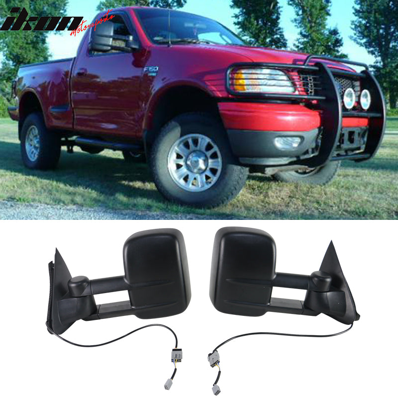 Towing Mirror Compatible With 1997-2003 Ford F150, Side View