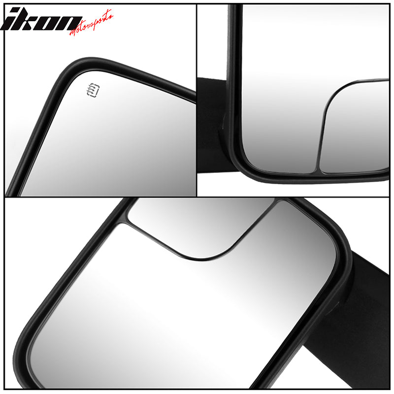 Fits 05-15 Toyota Tacoma Side View Towing Mirrors Power Heated Left Right 2PC