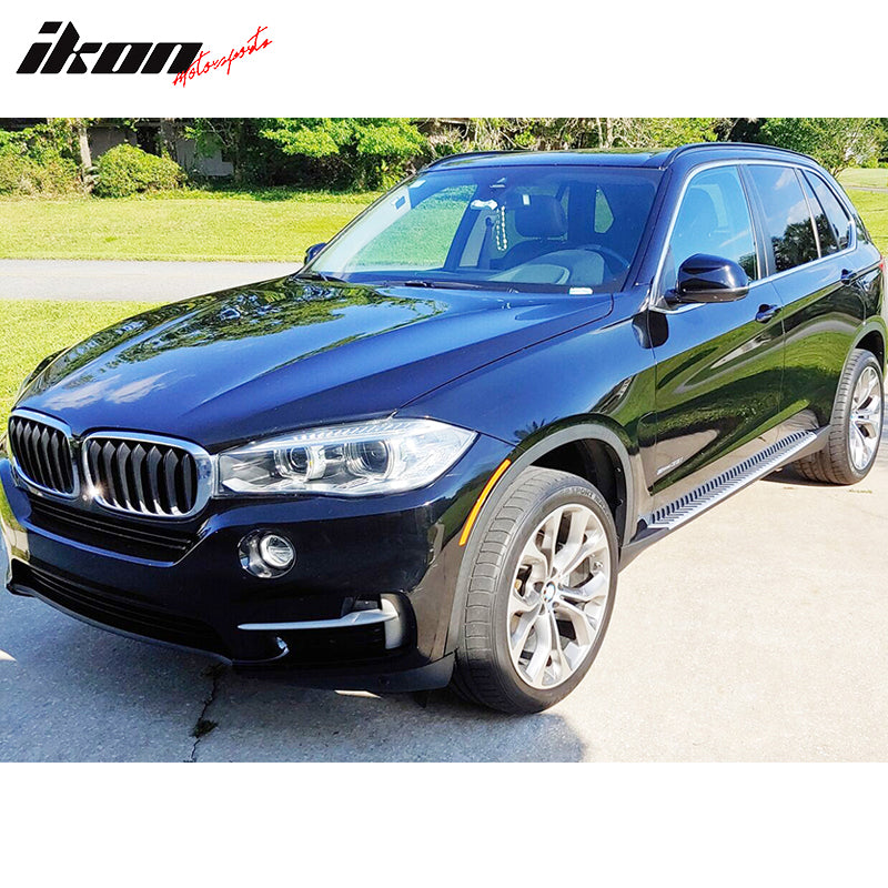 Running Board Compatible With 2014-2018 BMW X5 F15, Factory Style Side Step Bar Nerf Bar by IKON MOTORSPORTS, 2015 2016 2017
